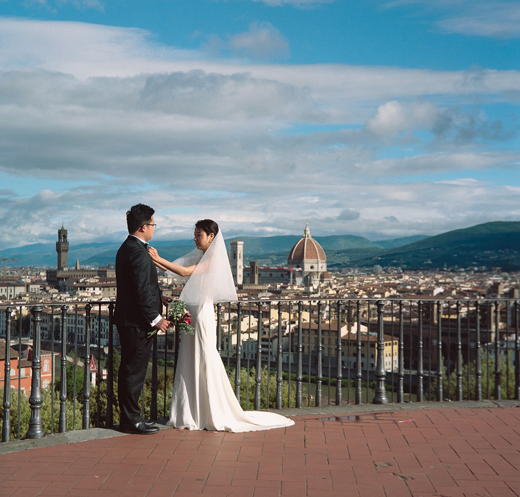 Servizio fotografico per matrimoni con Rolleiflex